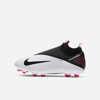 Ghete Fotbal Nike Jr. Phantom Vision 2 Elite Dynamic Fit MG Multi-Ground Fete Albi Rosii Negrii | WY